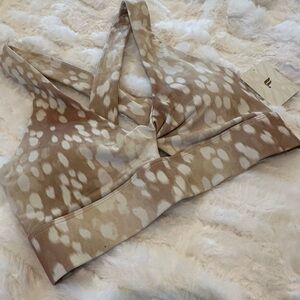 FABLETICS NWT Spotted Doe Sports Bra XS
